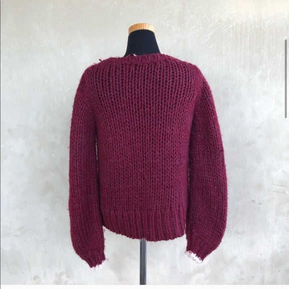 Free people dancer prancer chunky knit sweater - Picture 3 of 11